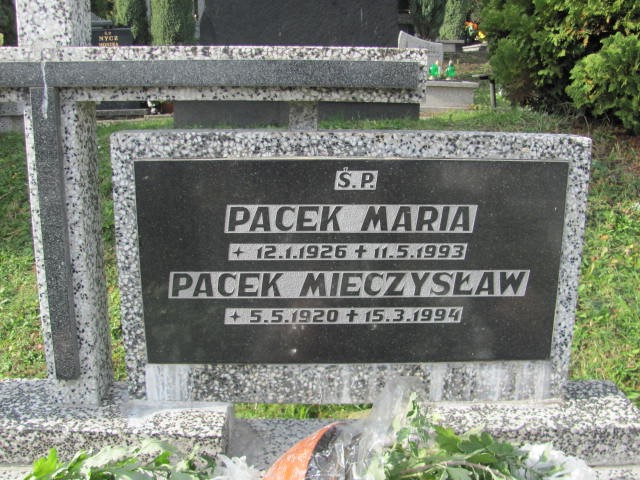 Maria PACEK 1926 Bielsko-Biała - Grobonet - Wyszukiwarka osób pochowanych