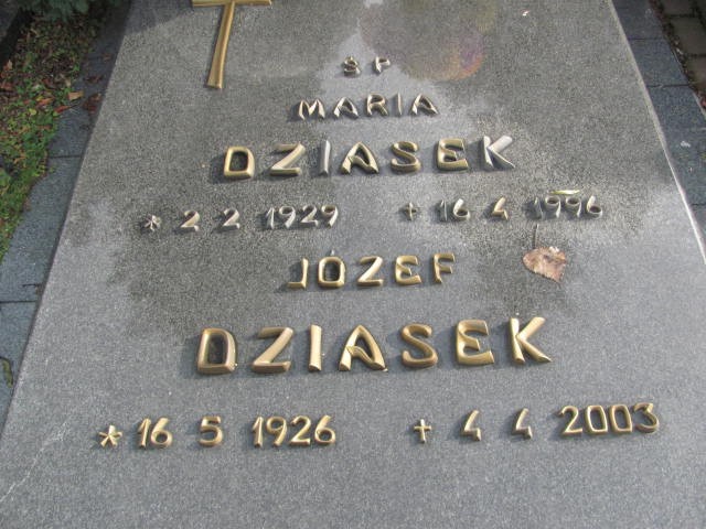 Józef DZIASEK 1926 Bielsko-Biała - Grobonet - Wyszukiwarka osób pochowanych