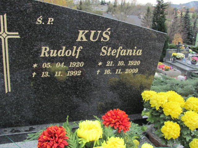 Rudolf KUŚ 1920 Bielsko-Biała - Grobonet - Wyszukiwarka osób pochowanych