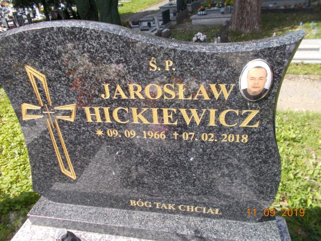 Jarosław HICKIEWICZ 1966 Bielsko-Biała - Grobonet - Wyszukiwarka osób pochowanych