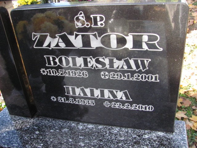 Bolesław ZATOR 1928 Bielsko-Biała - Grobonet - Wyszukiwarka osób pochowanych