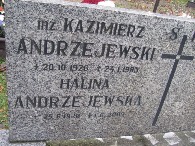 Halina ANDRZEJEWSKA 1928 Bielsko-Biała - Grobonet - Wyszukiwarka osób pochowanych