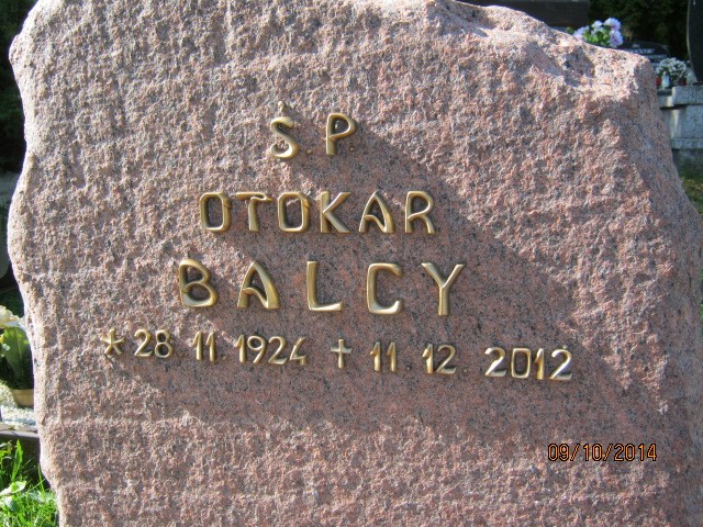Otokar BALCY 1924 Bielsko-Biała - Grobonet - Wyszukiwarka osób pochowanych