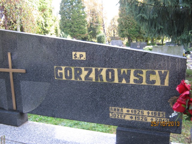 Anna GORZKOWSKA 1926 Bielsko-Biała - Grobonet - Wyszukiwarka osób pochowanych