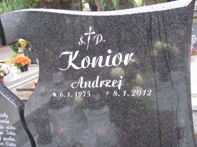 Andrzej KONIOR 1975 Bielsko-Biała - Grobonet - Wyszukiwarka osób pochowanych