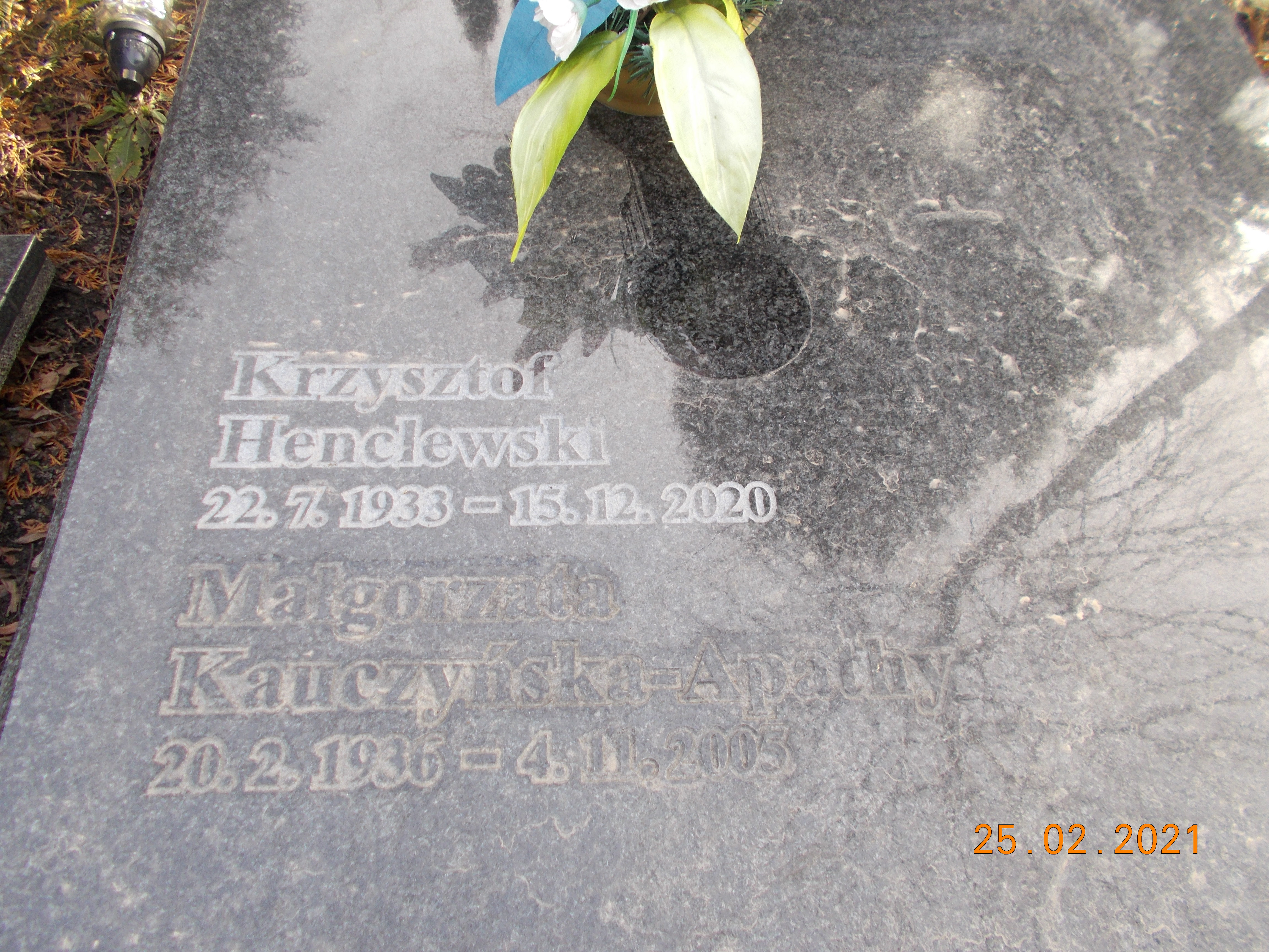 Krzysztof HENCLEWSKI 1933 Bielsko-Biała - Grobonet - Wyszukiwarka osób pochowanych