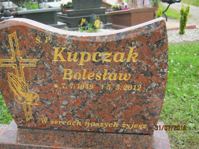 Bolesław KUPCZAK 1949 Bielsko-Biała - Grobonet - Wyszukiwarka osób pochowanych