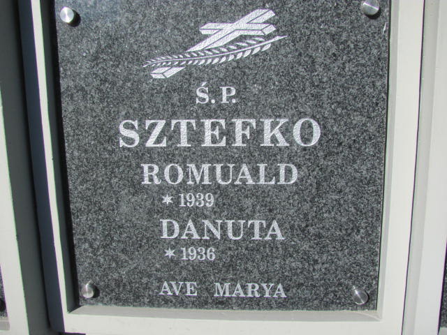 Romuald SZTEFKO 1939 Bielsko-Biała - Grobonet - Wyszukiwarka osób pochowanych