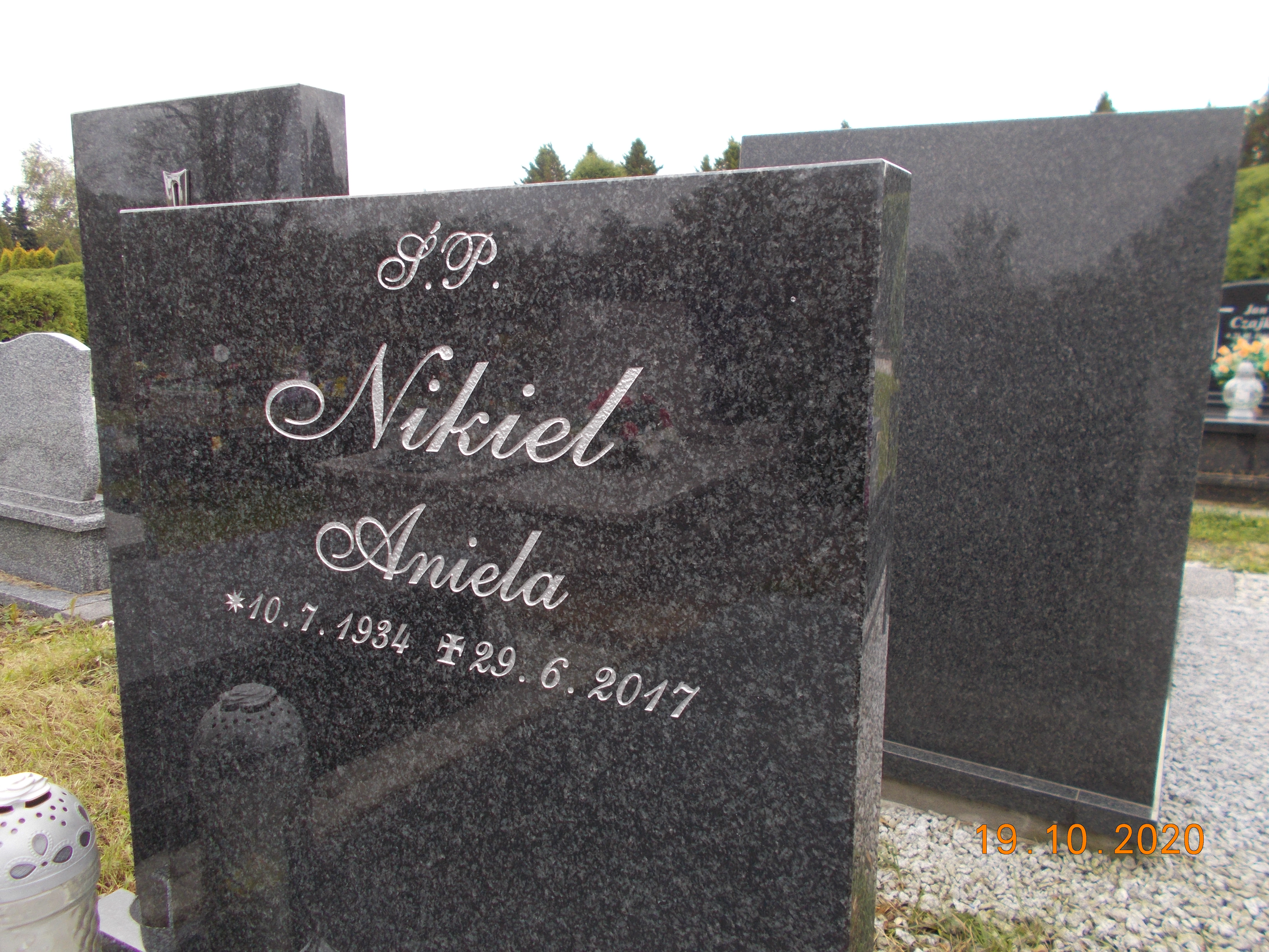 Aniela NIKIEL 1934 Bielsko-Biała - Grobonet - Wyszukiwarka osób pochowanych