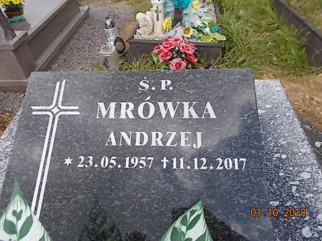 Andrzej MRÓWKA 1957 Bielsko-Biała - Grobonet - Wyszukiwarka osób pochowanych