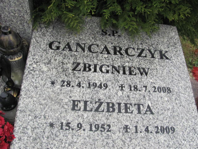 Elżbieta GANCARCZYK 1952 Bielsko-Biała - Grobonet - Wyszukiwarka osób pochowanych