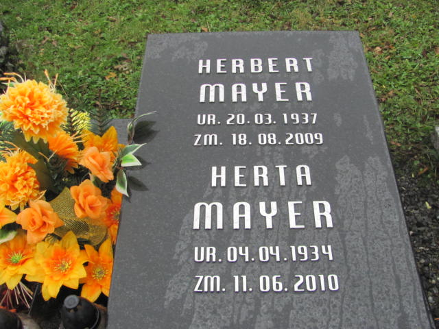 Herta MAYER 1934 Bielsko-Biała - Grobonet - Wyszukiwarka osób pochowanych