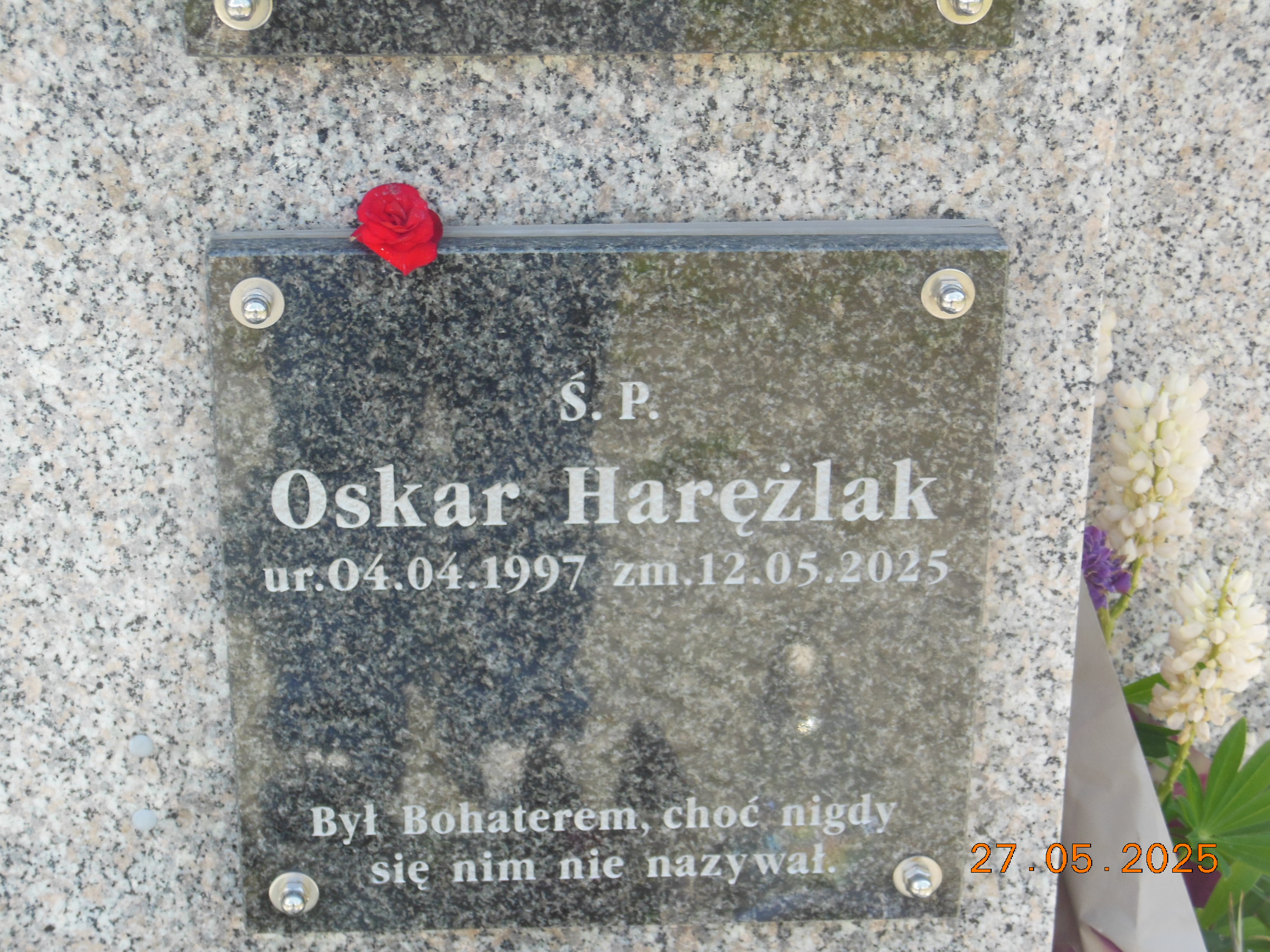 Oskar HARĘŻLAK 1997 Bielsko-Biała - Grobonet - Wyszukiwarka osób pochowanych