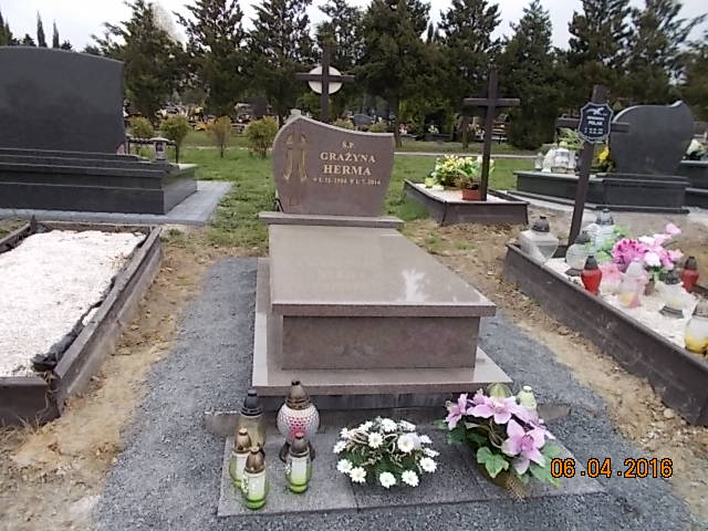 Grób GRAŻYNA HERMA