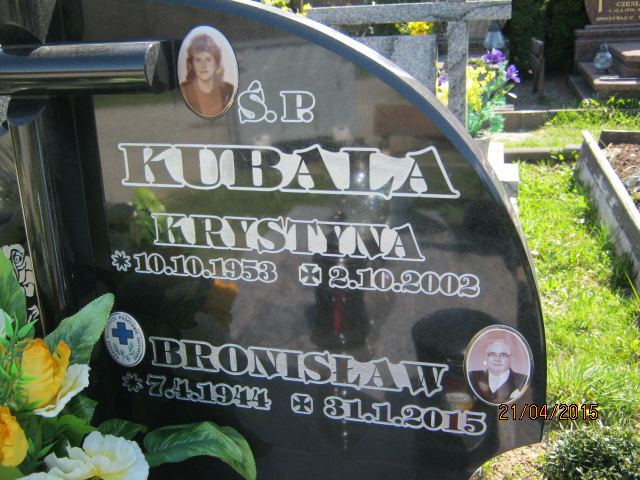 Bronisław KUBALA 1944 Bielsko-Biała - Grobonet - Wyszukiwarka osób pochowanych