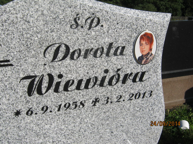 Dorota WIEWIÓRA 1958 Bielsko-Biała - Grobonet - Wyszukiwarka osób pochowanych