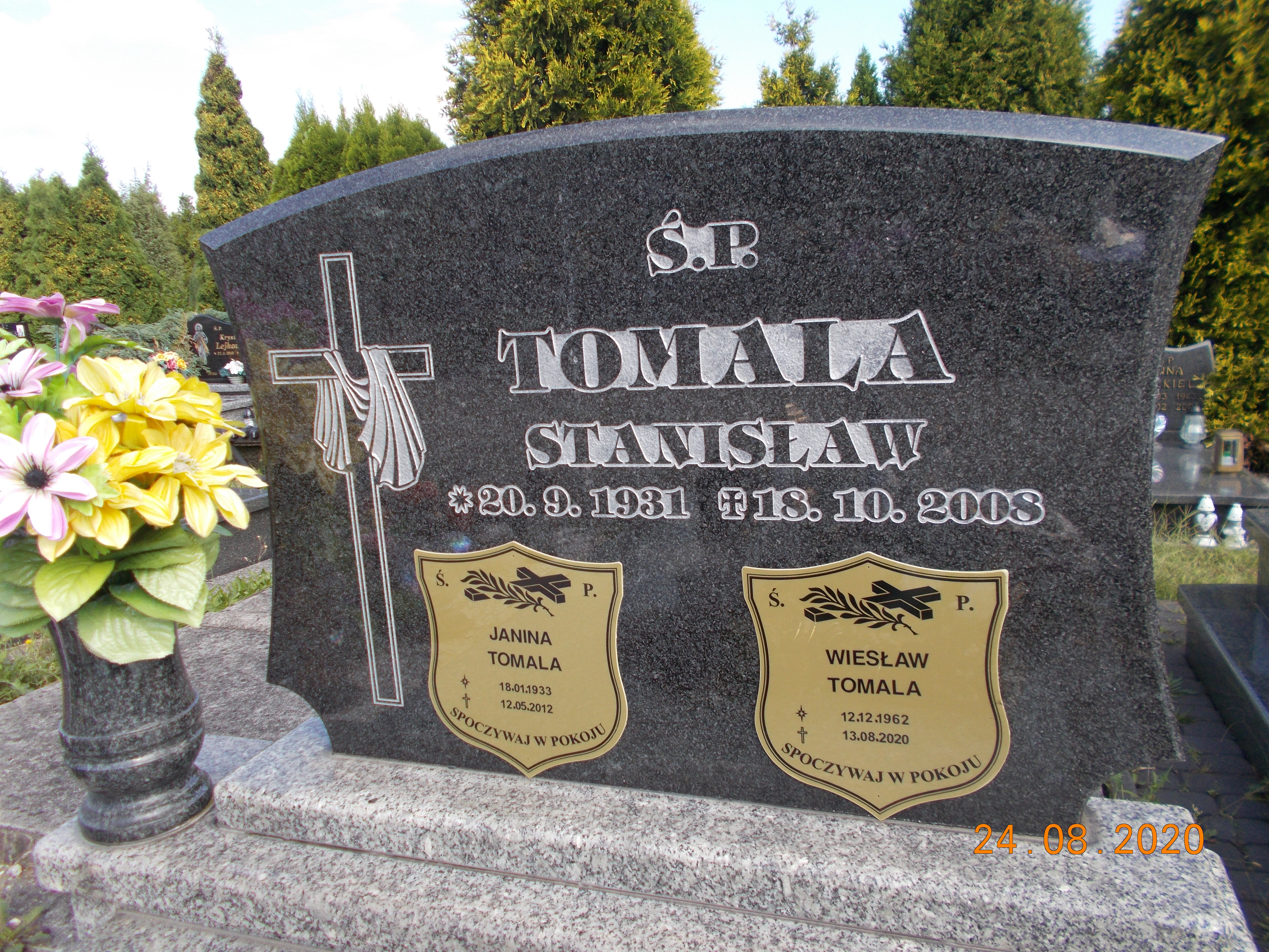 Janina TOMALA 1933 Bielsko-Biała - Grobonet - Wyszukiwarka osób pochowanych