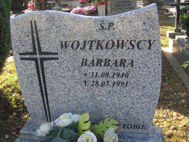 Barbara WOJTKOWSKA 1940 Bielsko-Biała - Grobonet - Wyszukiwarka osób pochowanych