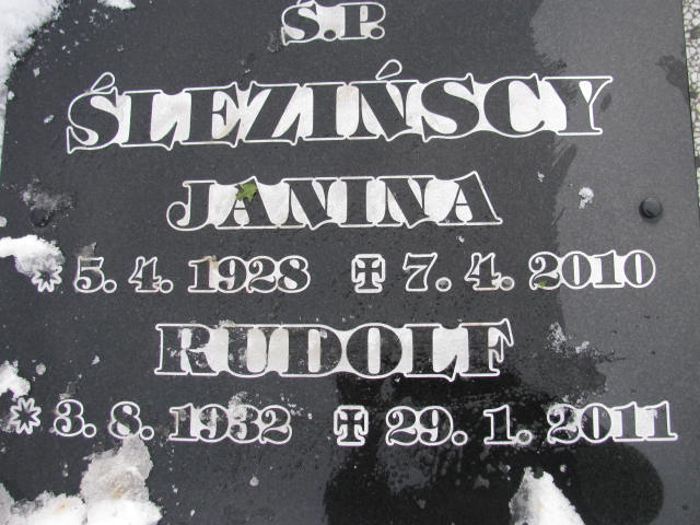 Janina ŚLEZIŃSKA 1928 Bielsko-Biała - Grobonet - Wyszukiwarka osób pochowanych