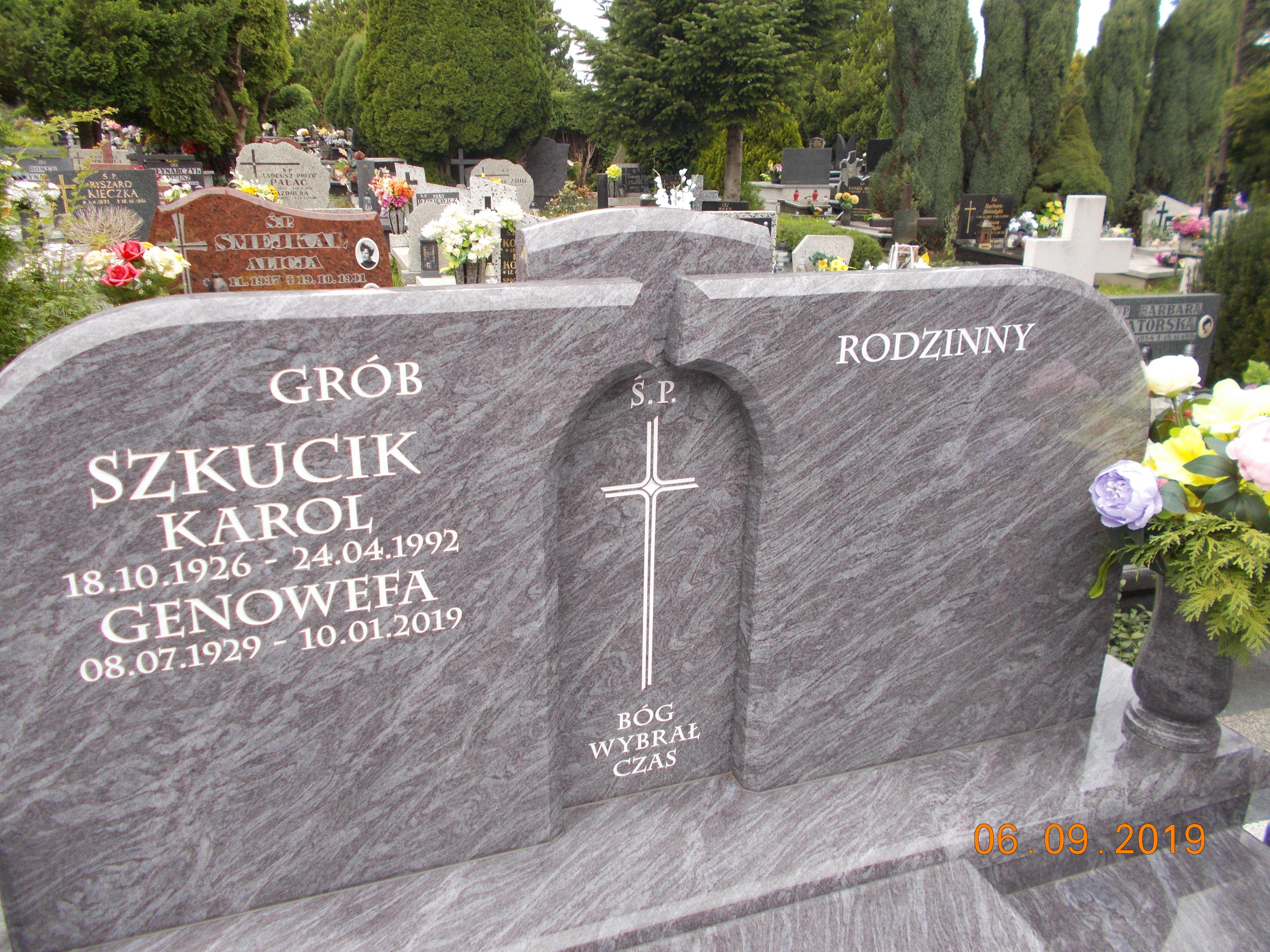 Genowefa SZKUCIK 1929 Bielsko-Biała - Grobonet - Wyszukiwarka osób pochowanych