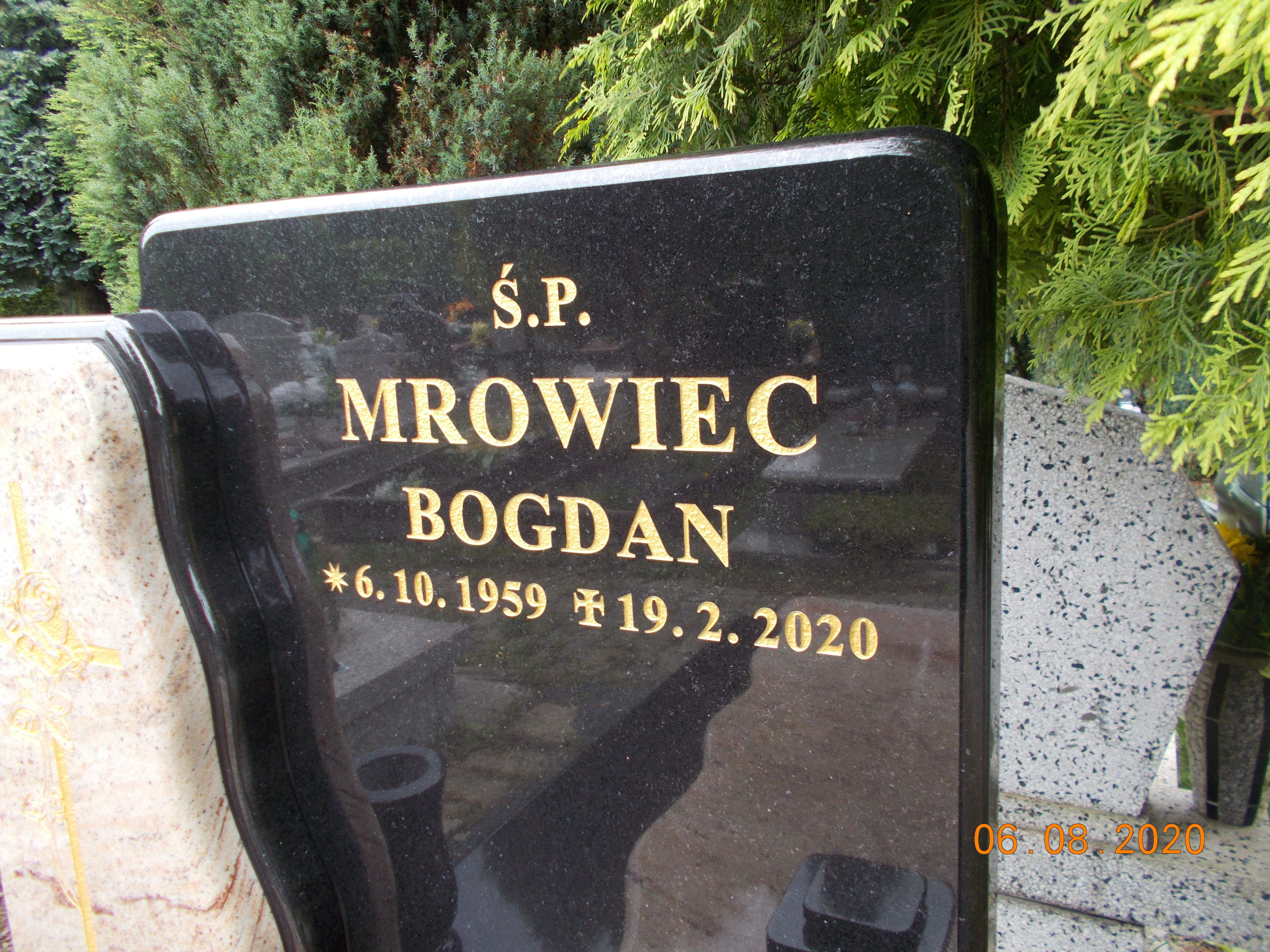 Bogdan MROWIEC 1959 Bielsko-Biała - Grobonet - Wyszukiwarka osób pochowanych