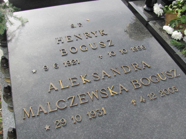 Aleksandra MALCZEWSKA-BOGUSZ 1931 Bielsko-Biała - Grobonet - Wyszukiwarka osób pochowanych