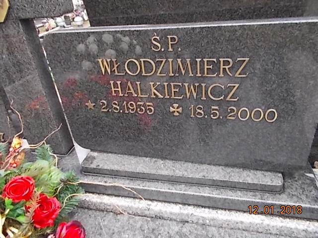 Włodzimierz HALKIEWICZ 1935 Bielsko-Biała - Grobonet - Wyszukiwarka osób pochowanych