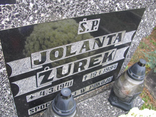 Jolanta ŻUREK 1941 Bielsko-Biała - Grobonet - Wyszukiwarka osób pochowanych