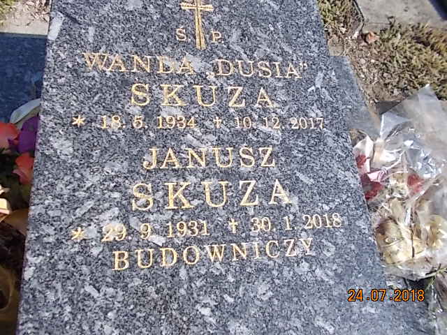 Wanda SKUZA 1934 Bielsko-Biała - Grobonet - Wyszukiwarka osób pochowanych