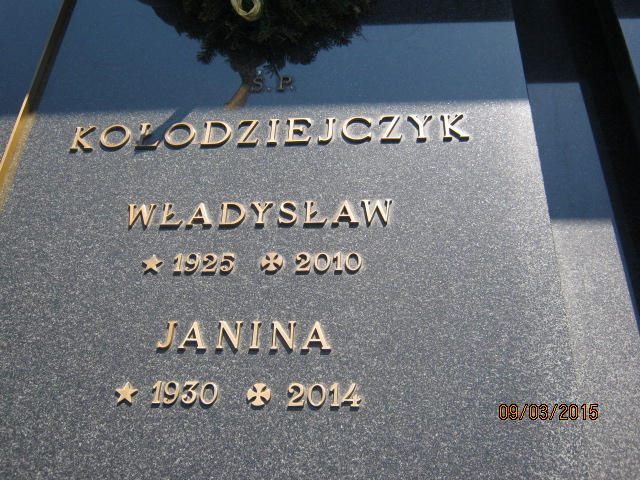 Janina KOŁODZIEJCZYK 1930 Bielsko-Biała - Grobonet - Wyszukiwarka osób pochowanych
