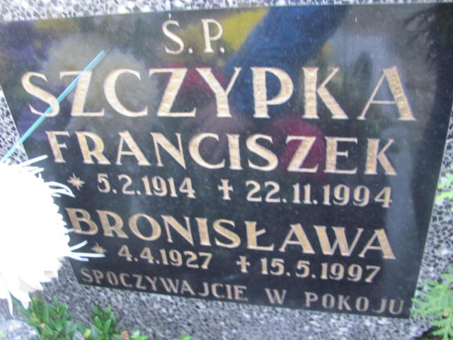Bronisława SZCZYPKA 1927 Bielsko-Biała - Grobonet - Wyszukiwarka osób pochowanych