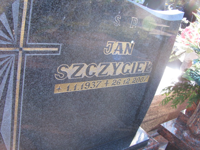 Jan SZCZYGIEŁ 1937 Bielsko-Biała - Grobonet - Wyszukiwarka osób pochowanych