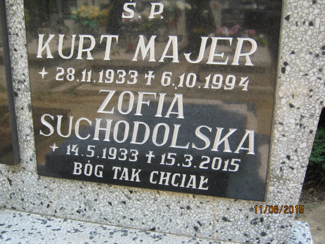 Kurt MAJER 1933 Bielsko-Biała - Grobonet - Wyszukiwarka osób pochowanych