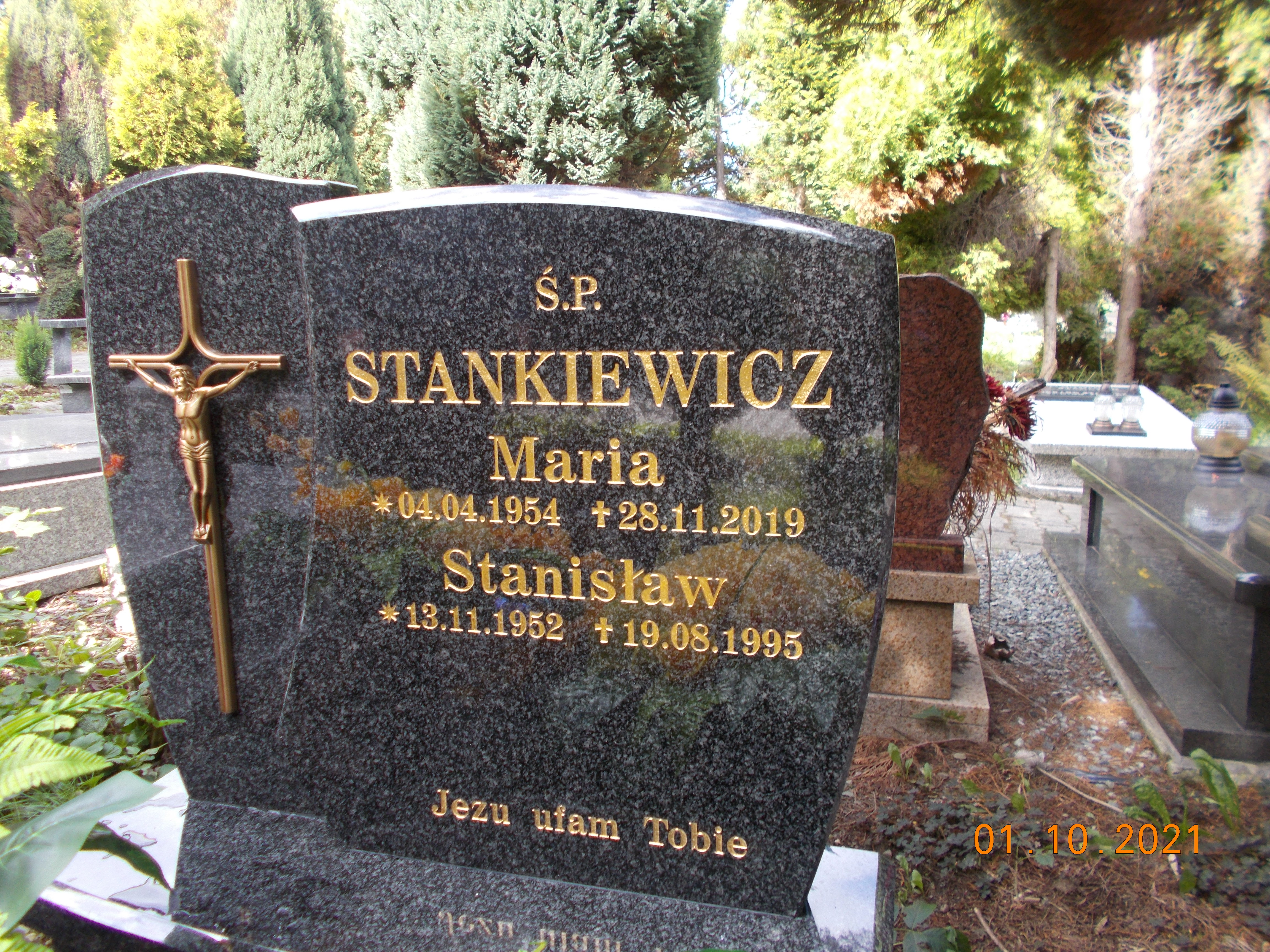 Maria STANKIEWICZ 1954 Bielsko-Biała - Grobonet - Wyszukiwarka osób pochowanych