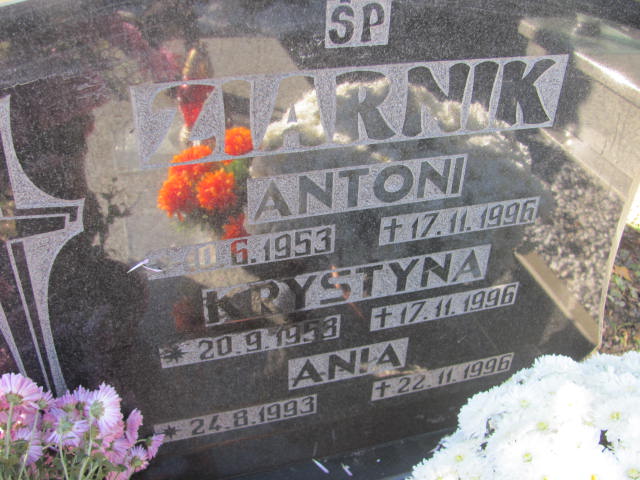 Anna ZIARNIK 1993 Bielsko-Biała - Grobonet - Wyszukiwarka osób pochowanych