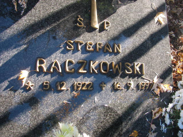 Stefan RĄCZKOWSKI 1922 Bielsko-Biała - Grobonet - Wyszukiwarka osób pochowanych