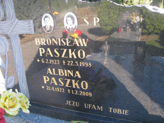 Bronisław PASZKO 1923 Bielsko-Biała - Grobonet - Wyszukiwarka osób pochowanych