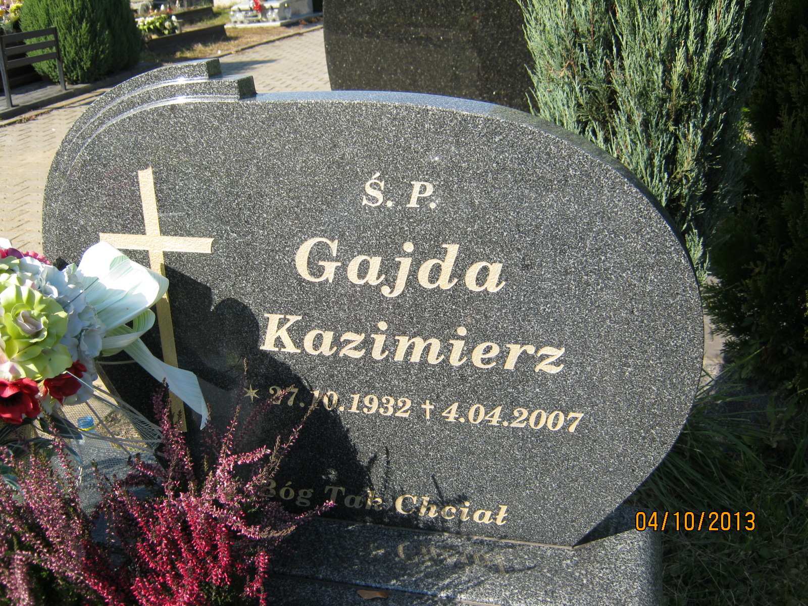 Kazimierz Gajda 1932 Bielsko-Biała - Grobonet - Wyszukiwarka osób pochowanych