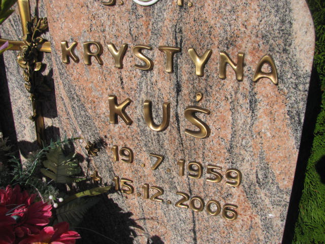 Krystyna KUŚ 1959 Bielsko-Biała - Grobonet - Wyszukiwarka osób pochowanych