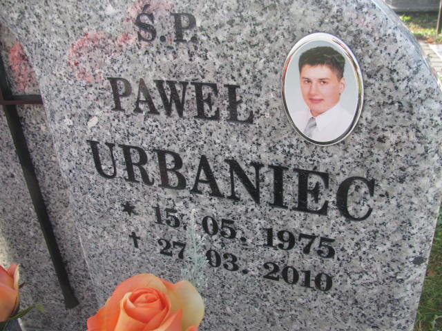 Paweł URBANIEC 1975 Bielsko-Biała - Grobonet - Wyszukiwarka osób pochowanych