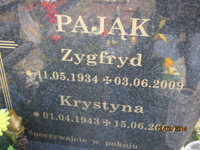 Krystyna PAJĄK 1943 Bielsko-Biała - Grobonet - Wyszukiwarka osób pochowanych