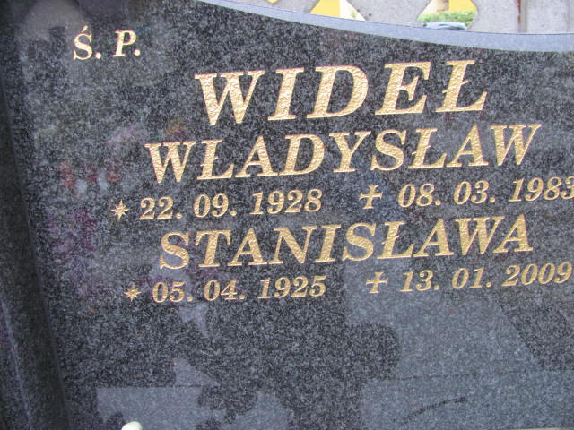 Stanisława WIDEŁ 1925 Bielsko-Biała - Grobonet - Wyszukiwarka osób pochowanych