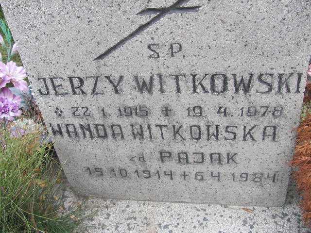 Wanda WITKOWSKA 1914 Bielsko-Biała - Grobonet - Wyszukiwarka osób pochowanych