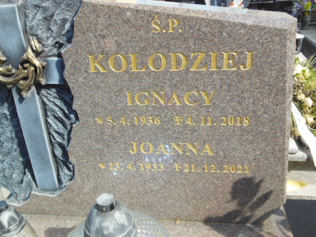 Ignacy KOŁODZIEJ 1936 Bielsko-Biała - Grobonet - Wyszukiwarka osób pochowanych