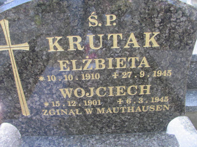 Wojciech KRUTAK 1901 Bielsko-Biała - Grobonet - Wyszukiwarka osób pochowanych