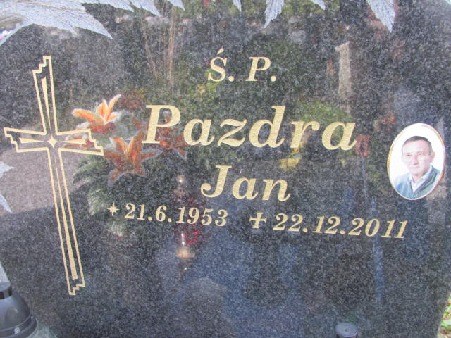 Jan PAZDRA 1953 Bielsko-Biała - Grobonet - Wyszukiwarka osób pochowanych