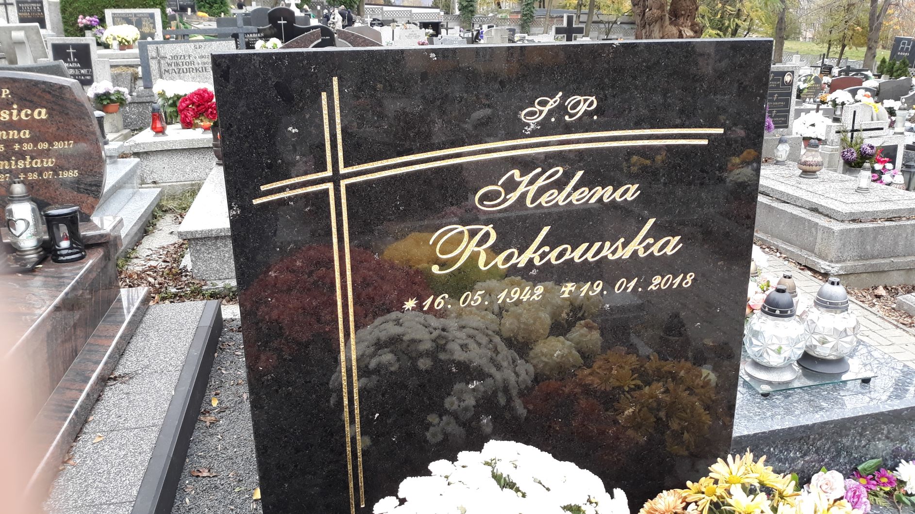 Helena Rokowska 1942 Bielsko-Biała - Grobonet - Wyszukiwarka osób pochowanych