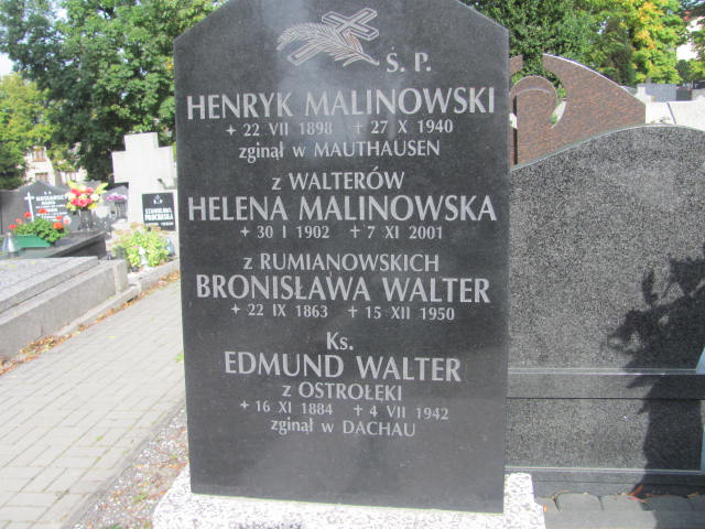 Bronisława WALTER 1863 Bielsko-Biała - Grobonet - Wyszukiwarka osób pochowanych