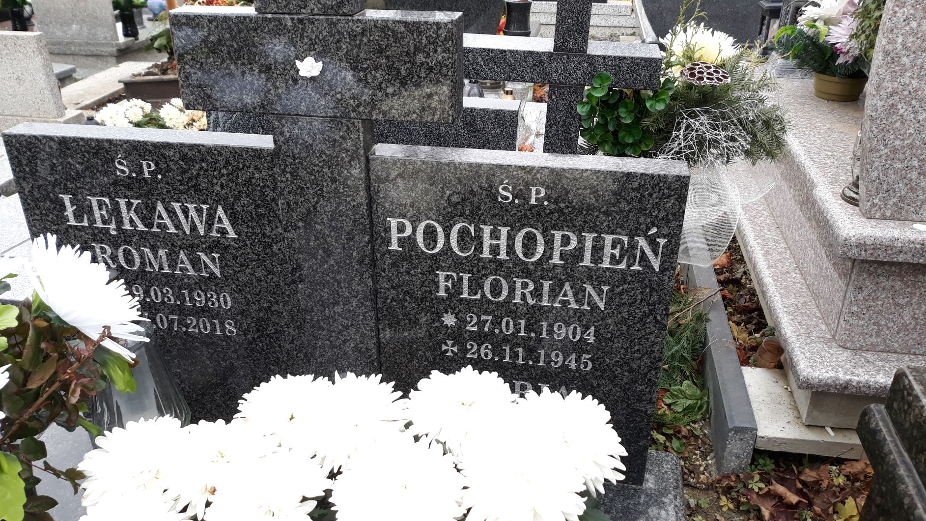 Maria POCHOPIEŃ 1910 Bielsko-Biała - Grobonet - Wyszukiwarka osób pochowanych