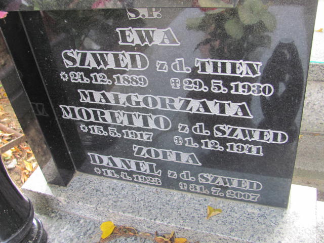 Ewa SZWED 1889 Bielsko-Biała - Grobonet - Wyszukiwarka osób pochowanych